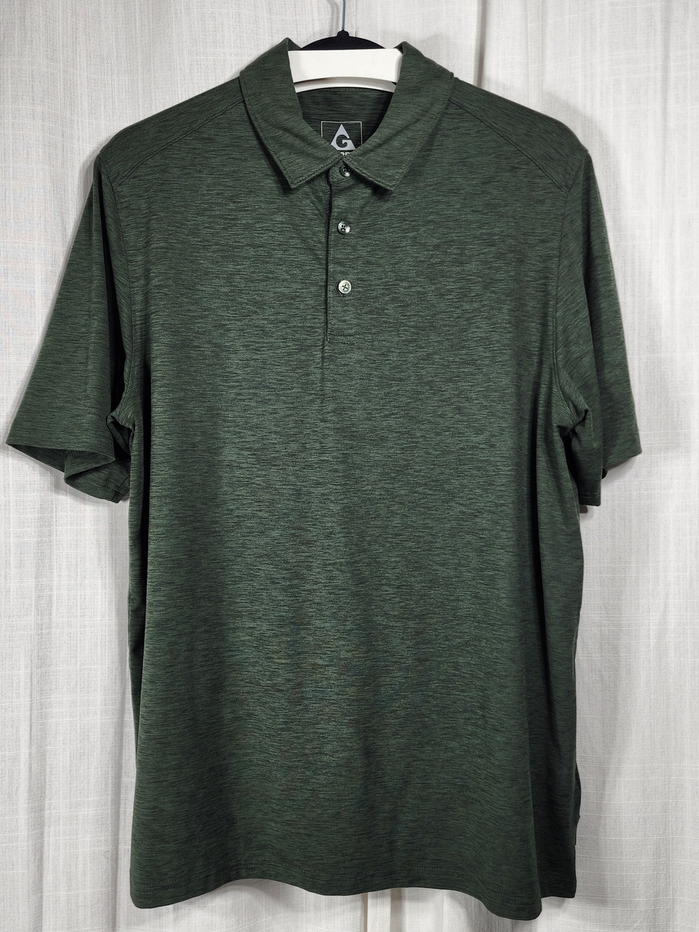 Gerry Weber Men’s Heathered Forest Green Polo